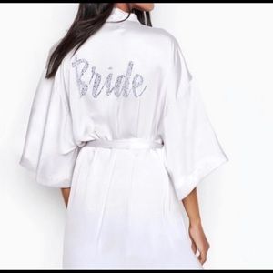 Victoria Secret Bride Silk Robe.